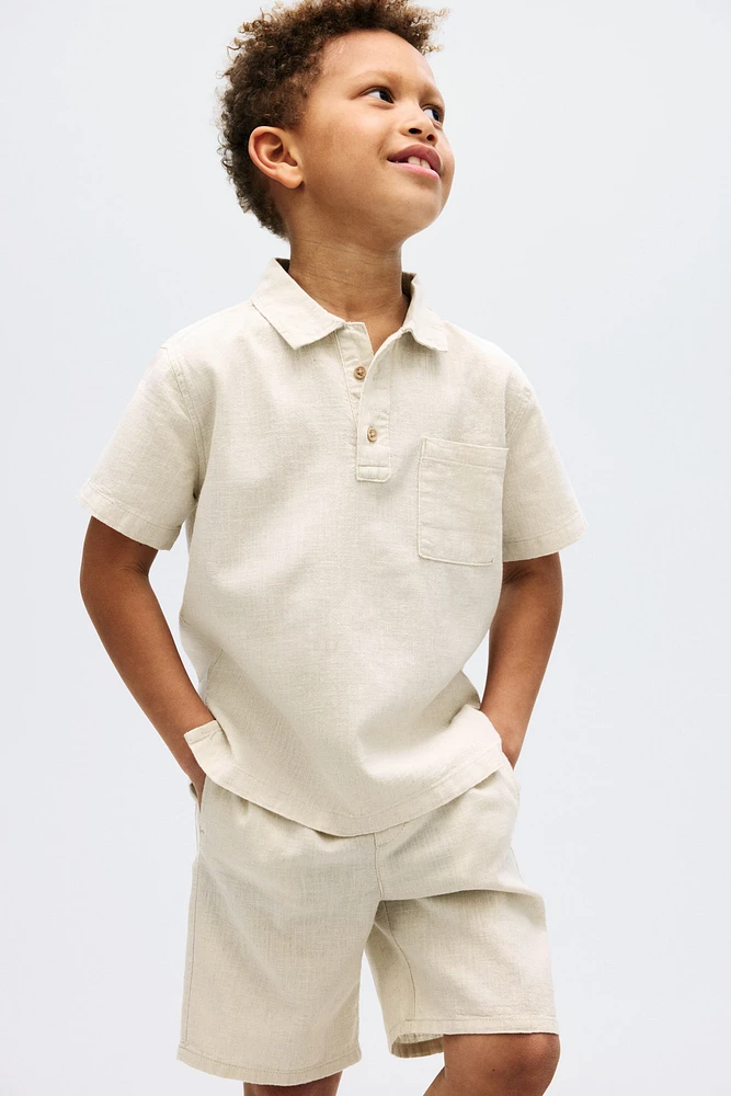 2-Piece Linen-Blend Set