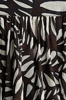 Circular cotton skirt