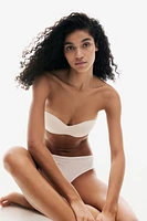 Soutien-gorge balconnet rembourré en microfibre