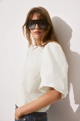 Blouse à manches bouffantes