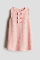 Bouclé-Weave Dress
