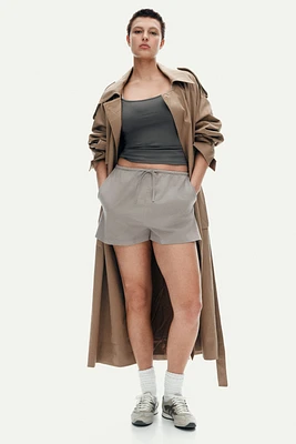 Cotton Shorts with Drawstring