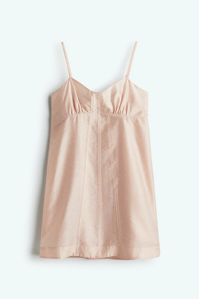 Mini robe à bretelles fines