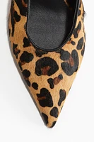 Leather Slingback Pumps
