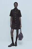Twill Shirt Dress