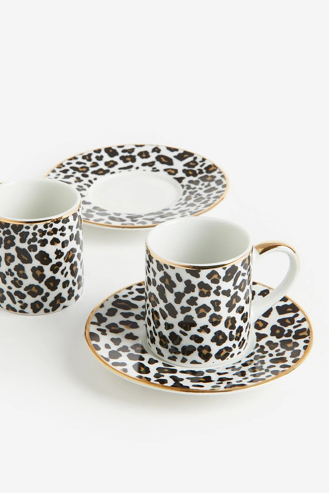 2-pack Espresso Cup and Saucer