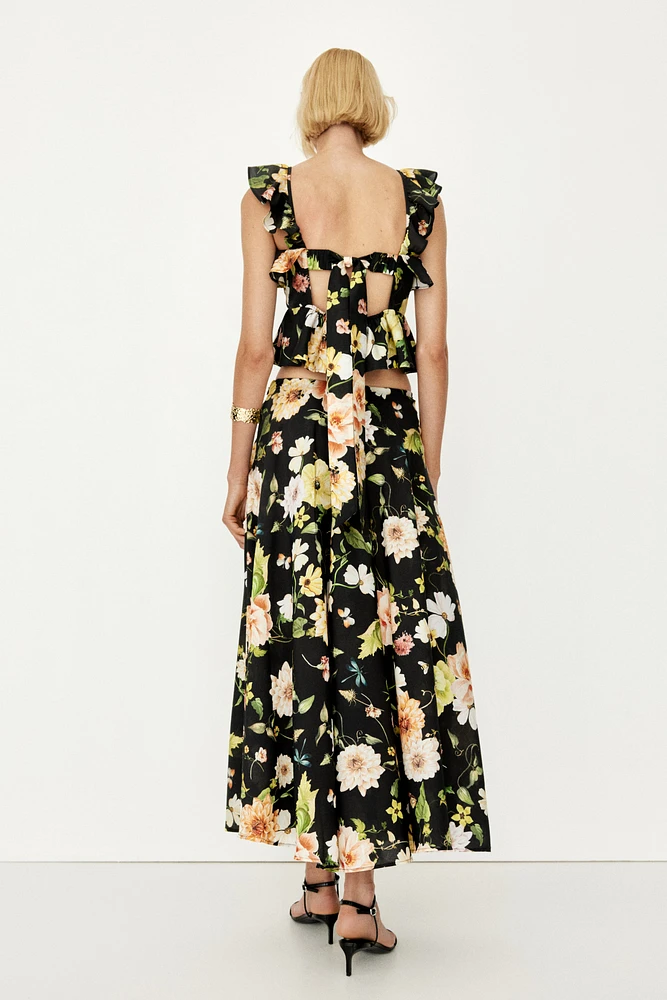 Voluminous Maxi Skirt
