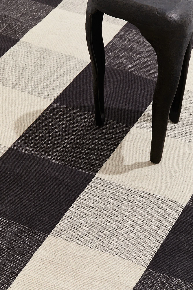 Plaid Flatweave Rug