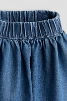 Flared Denim Skirt