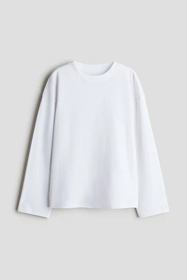 Long-Sleeved Cotton Top
