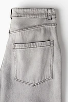Wide-Leg Twill Pants