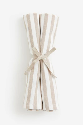 Lot de 2 serviettes table