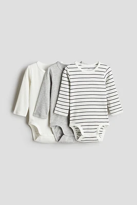 Lot de 3 maillots côtelés