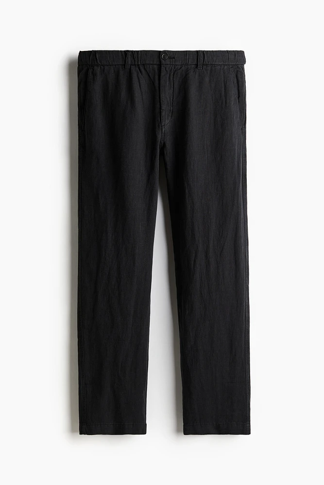 Regular Fit Linen Pants