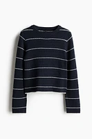 Hole-Knit Sweater
