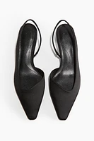 Satin Slingbacks