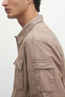 Regular-Fit Utility Overshirt