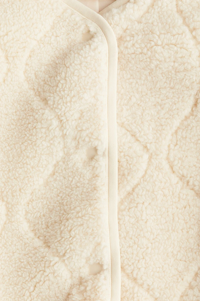 Quilted Teddy Fleece Jacket