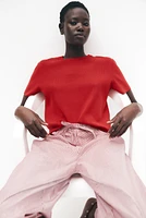 Fine-Knit T-Shirt