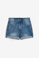 High Waist Denim Shorts