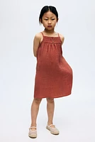 Smocked Strappy Dress