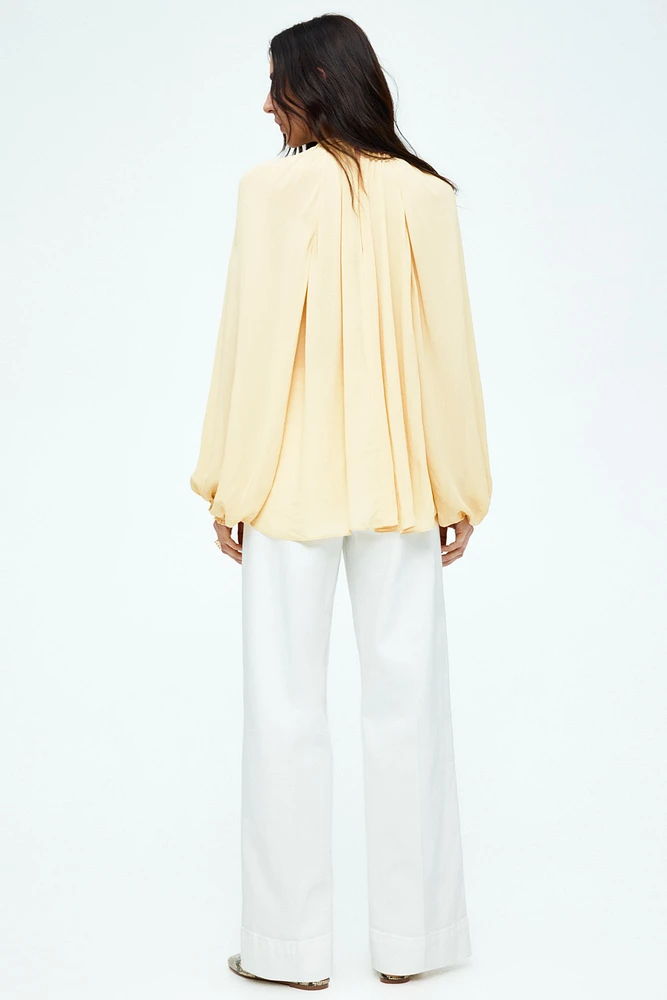 Oversized Chiffon Blouse