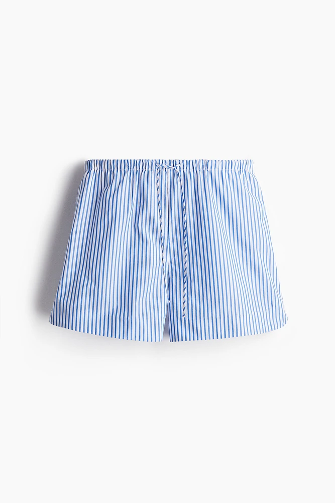Cotton Shorts with Drawstring