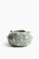 Stoneware Candlestick