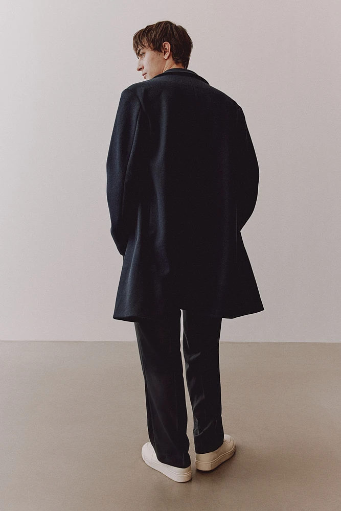 Slim Fit Wool-Blend Coat