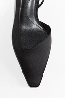 Satin Slingbacks