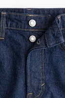 High-Waist Denim Shorts