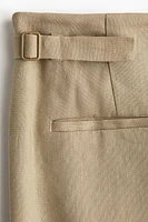 Linen-Blend Pants