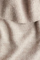 Off-the-Shoulder Fine-Knit Dress