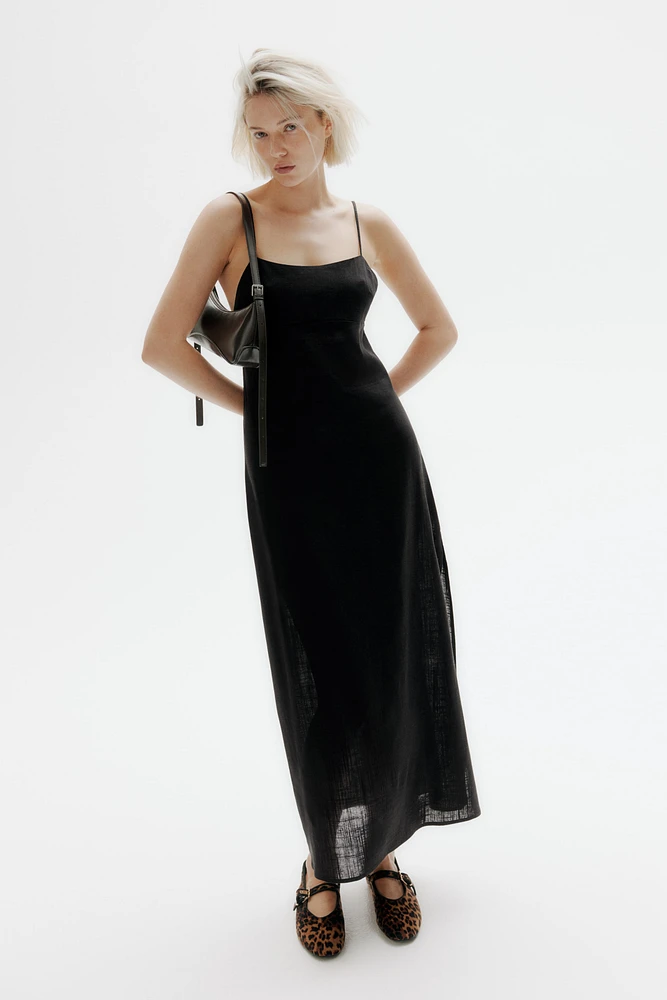 Tie-Detail Maxi Dress