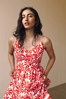 Robe à bretelles fines