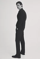 Slim-Fit Wool-Blend Tuxedo Jacket
