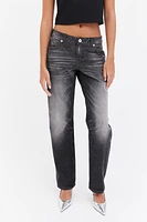 Straight Low Jeans