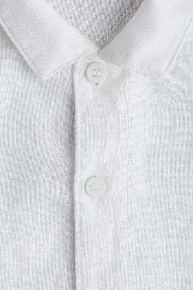 Linen-blend Shirt