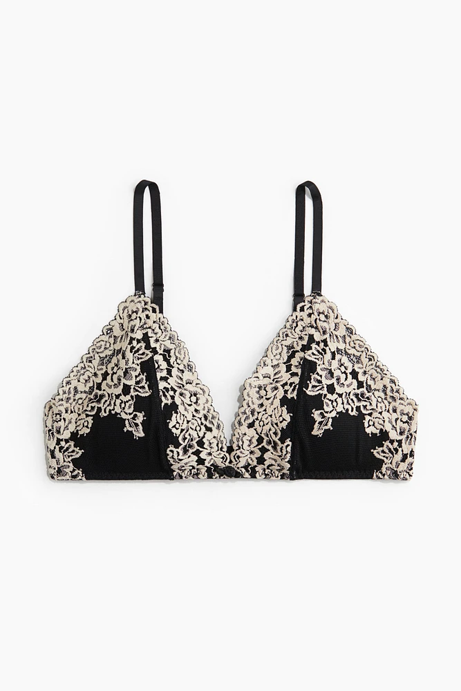 Padded Soft-Cup Lace Bra