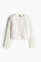 Bouclé-Weave Jacket