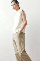Regular Fit Twill Pants
