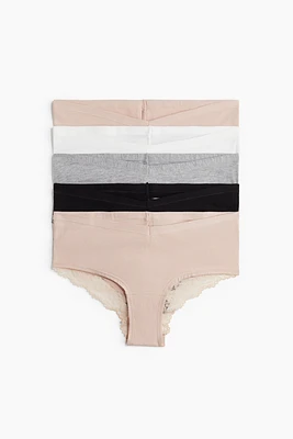 MAMA Lot de 5 culottes Hipster en coton