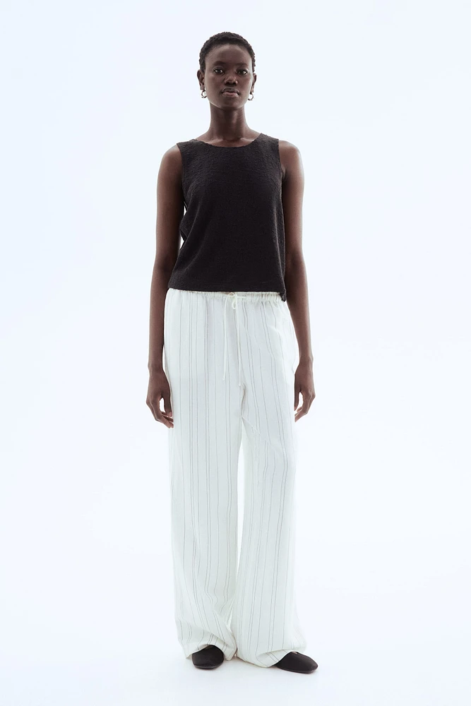 Textured-Knit Tank Top