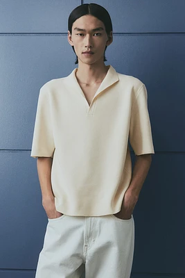 Regular-Fit V-Neck Polo Shirt