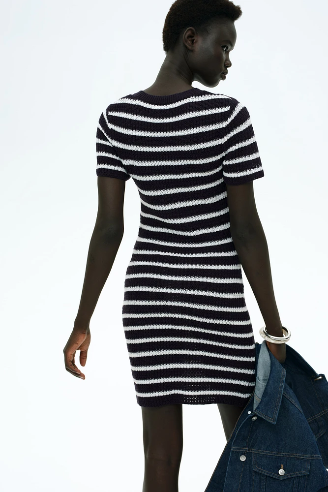 Robe moulante en tricot