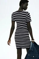 Robe moulante en tricot