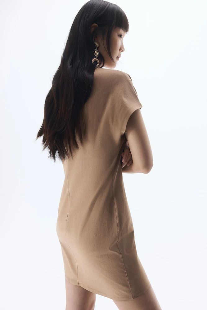 Short-Sleeved Jersey Dress