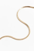 Collier en maille serpent