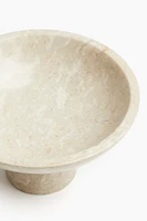 Marble Pedestal Bowl