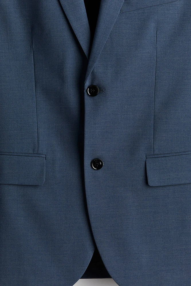 Slim Fit Single-Breasted Jacket